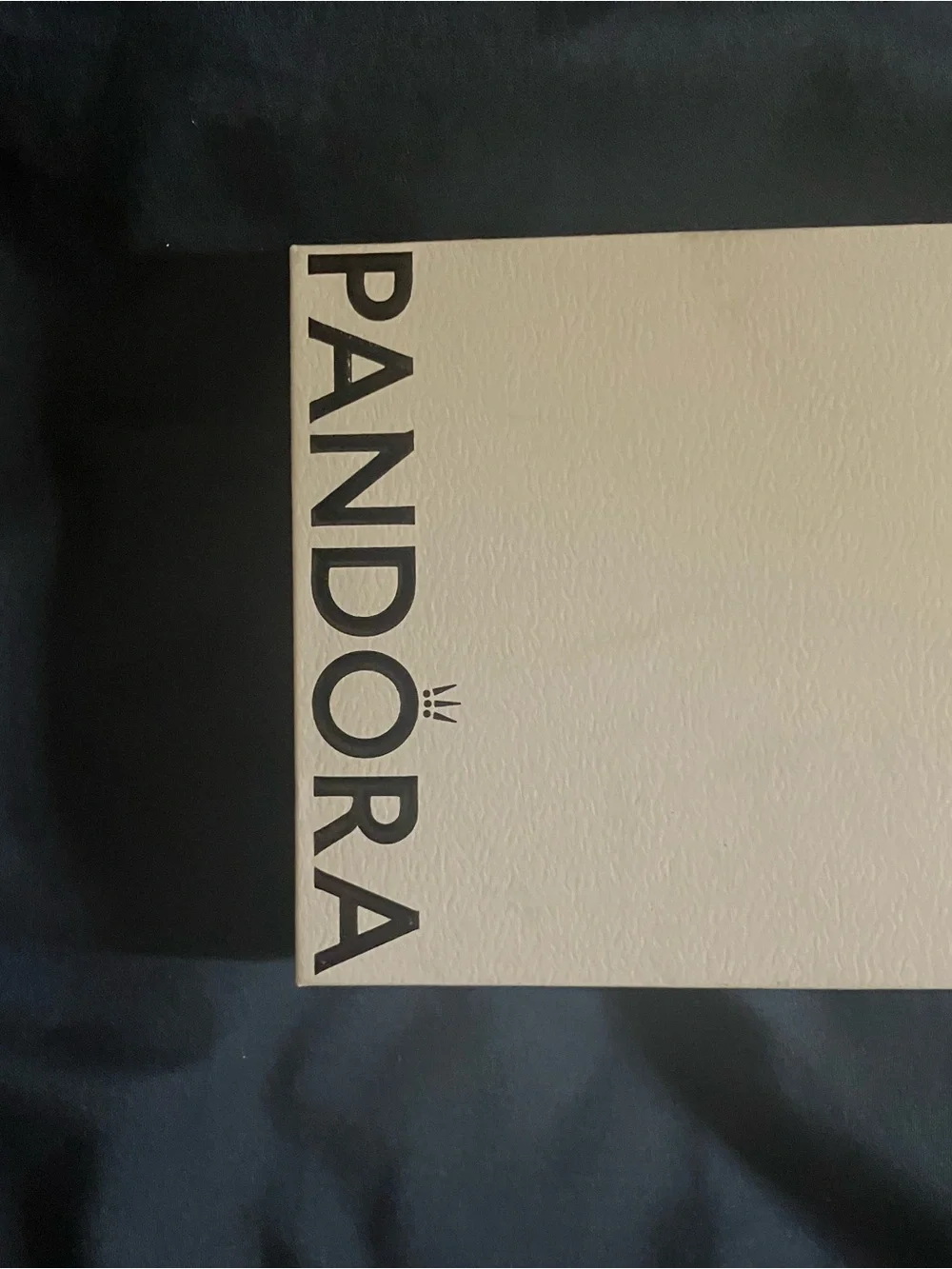 Pandora Silver Ring with Clear Stones in Light Pink Box